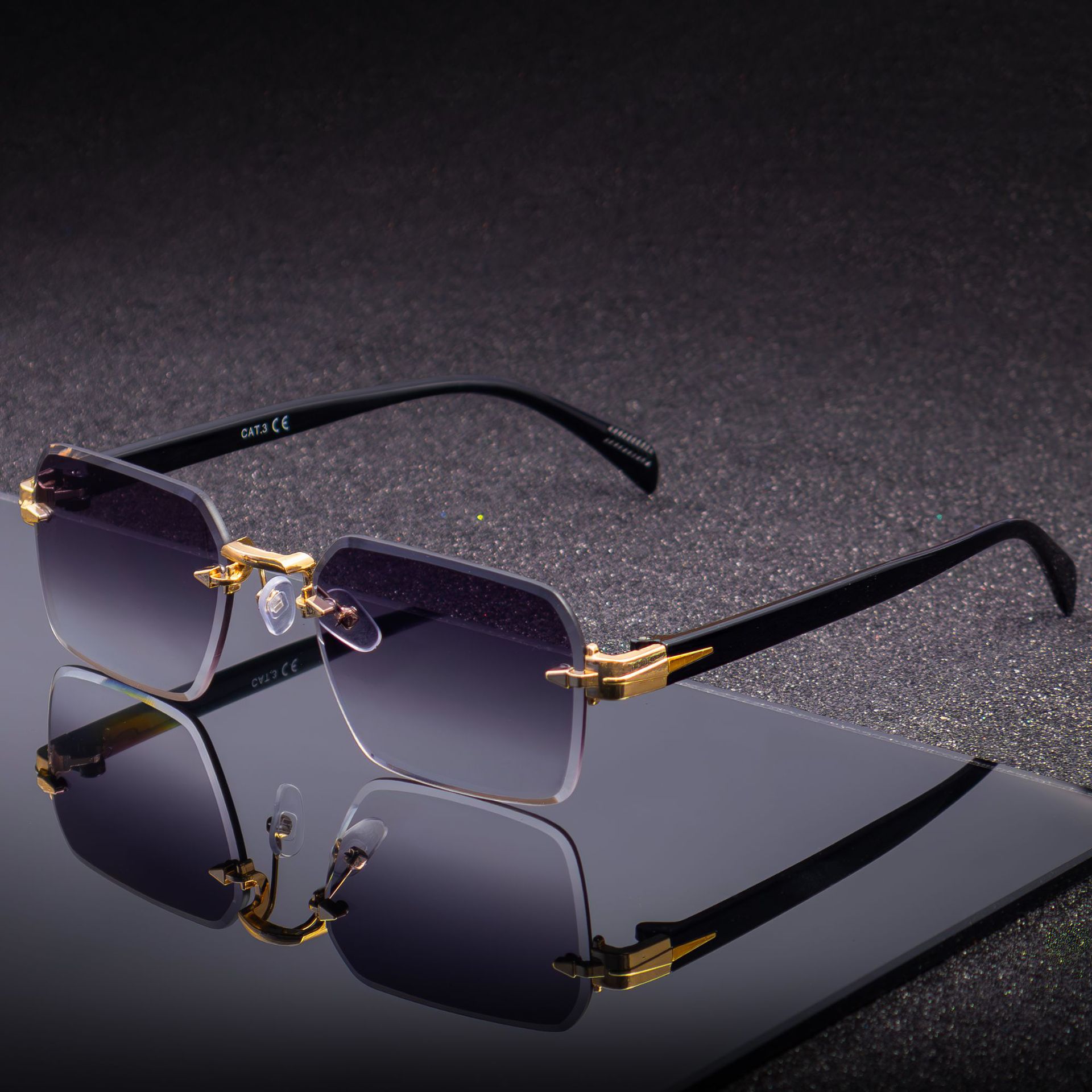 Men's Frameless Fashion Sunglasses