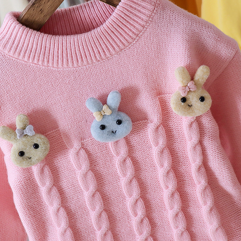 Children's Western style pullover sweater
