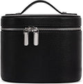 Elastic Band Leather Cosmetic Bag Large Capacity