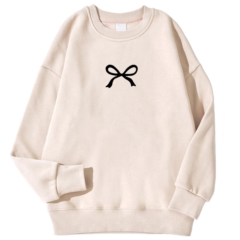 Womens Printed Pullover Casual Sweatshirt Top