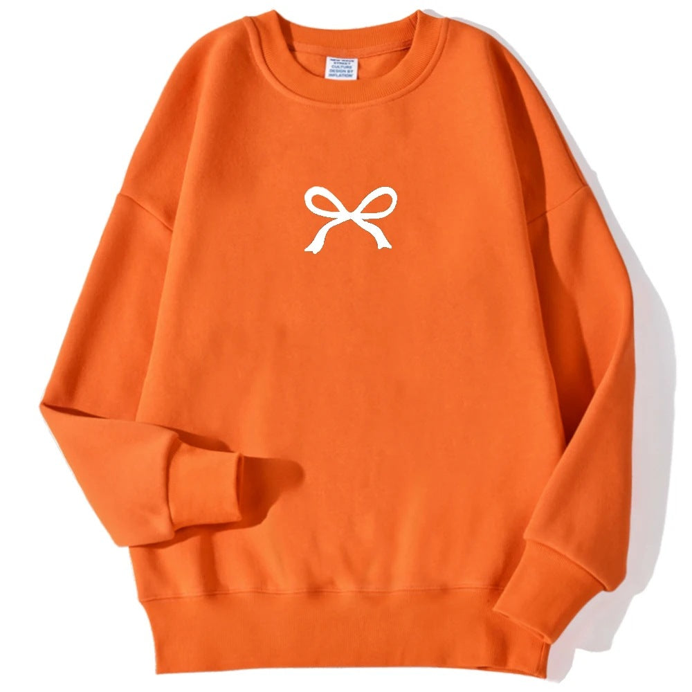 Womens Printed Pullover Casual Sweatshirt Top