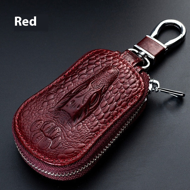 Cowhide Car Key Case Men And Women Genuine Leather Car Key Cover