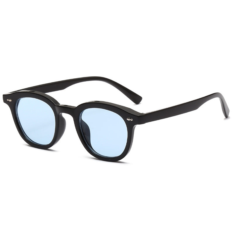 Retro Beige Nail Fashion Sunglasses