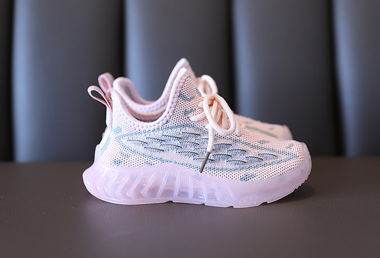 Spring And Autumn Flying Knit Children's Shoes