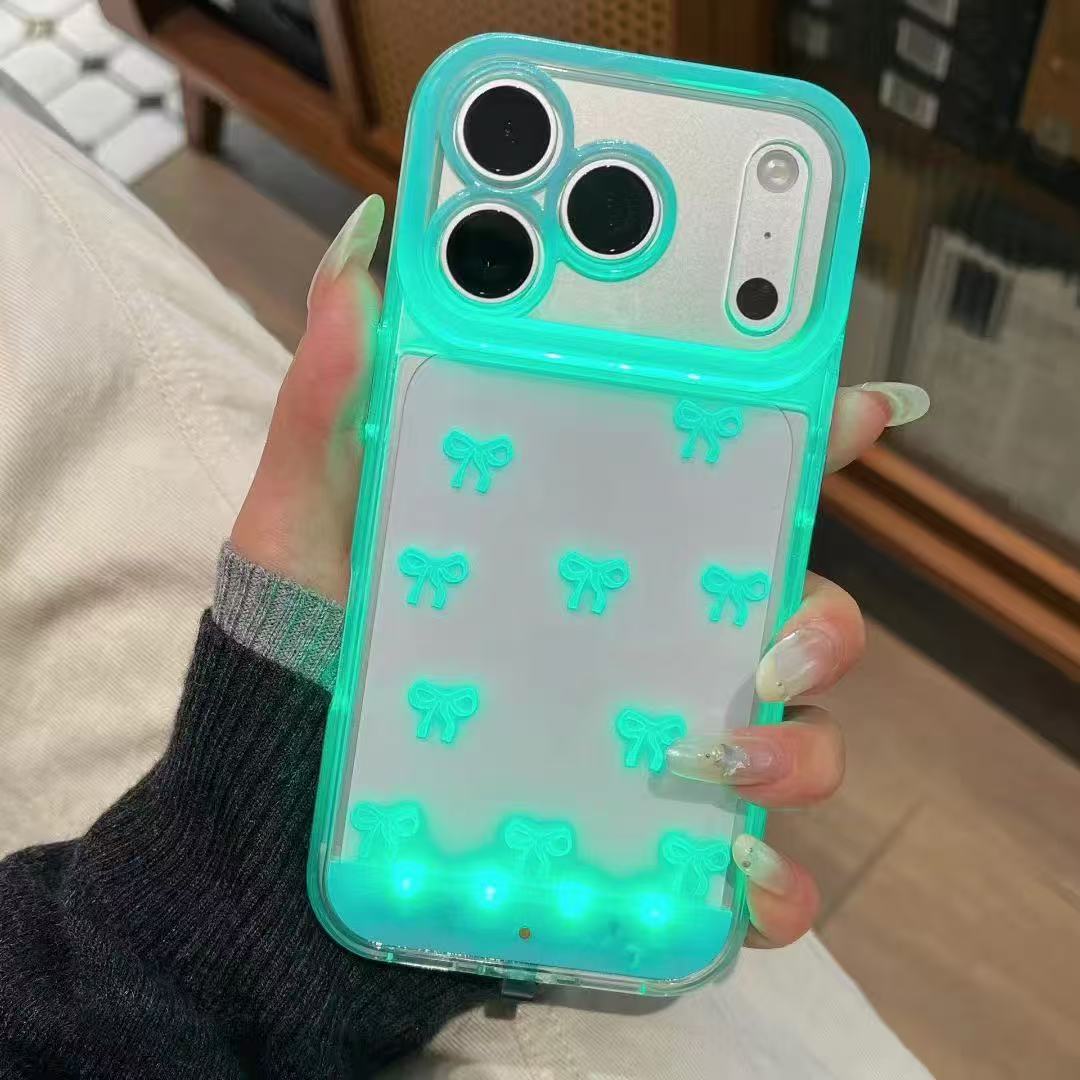IPhone 17 Pink And White Bowknot Phone Case