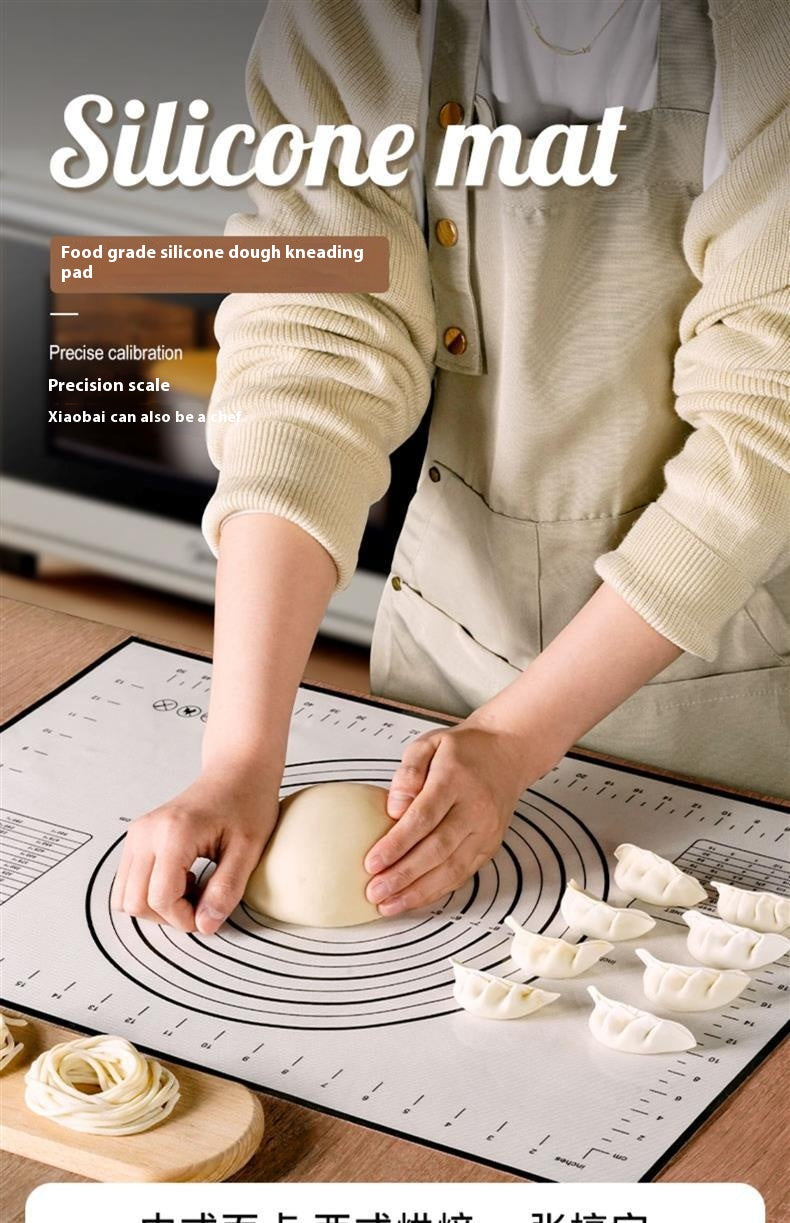 Dough Kneading Household Rolling Cloth Non-slip Non-stick Silicone Mat