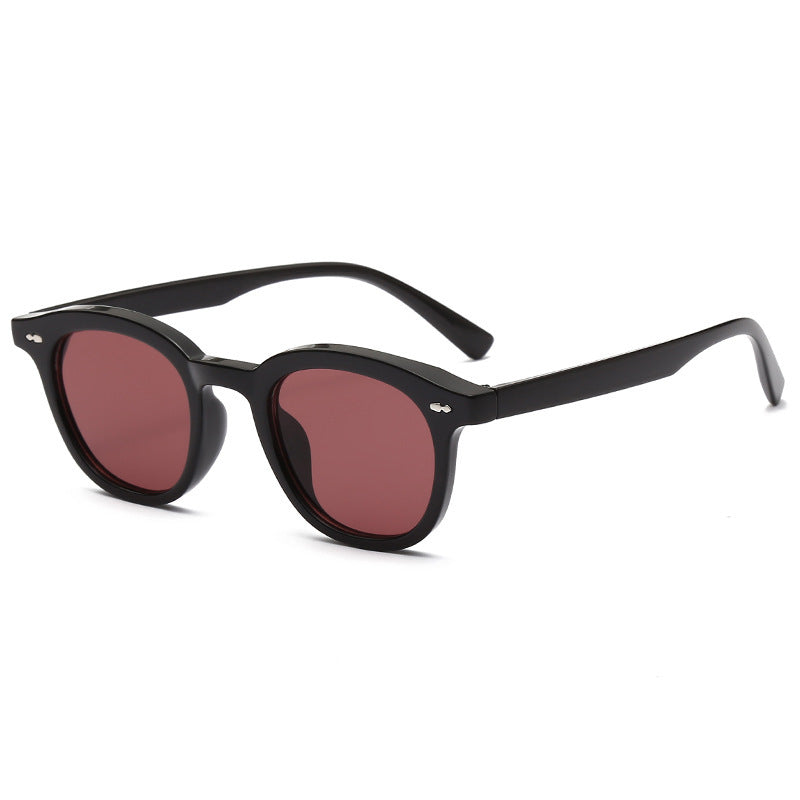 Retro Beige Nail Fashion Sunglasses