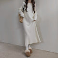 Springautumn Relaxed-style Long-sleeve Dress For Women