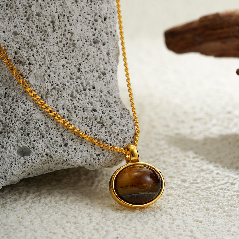 Vintage Royal-style Premium Stainless Steel Plated Necklace